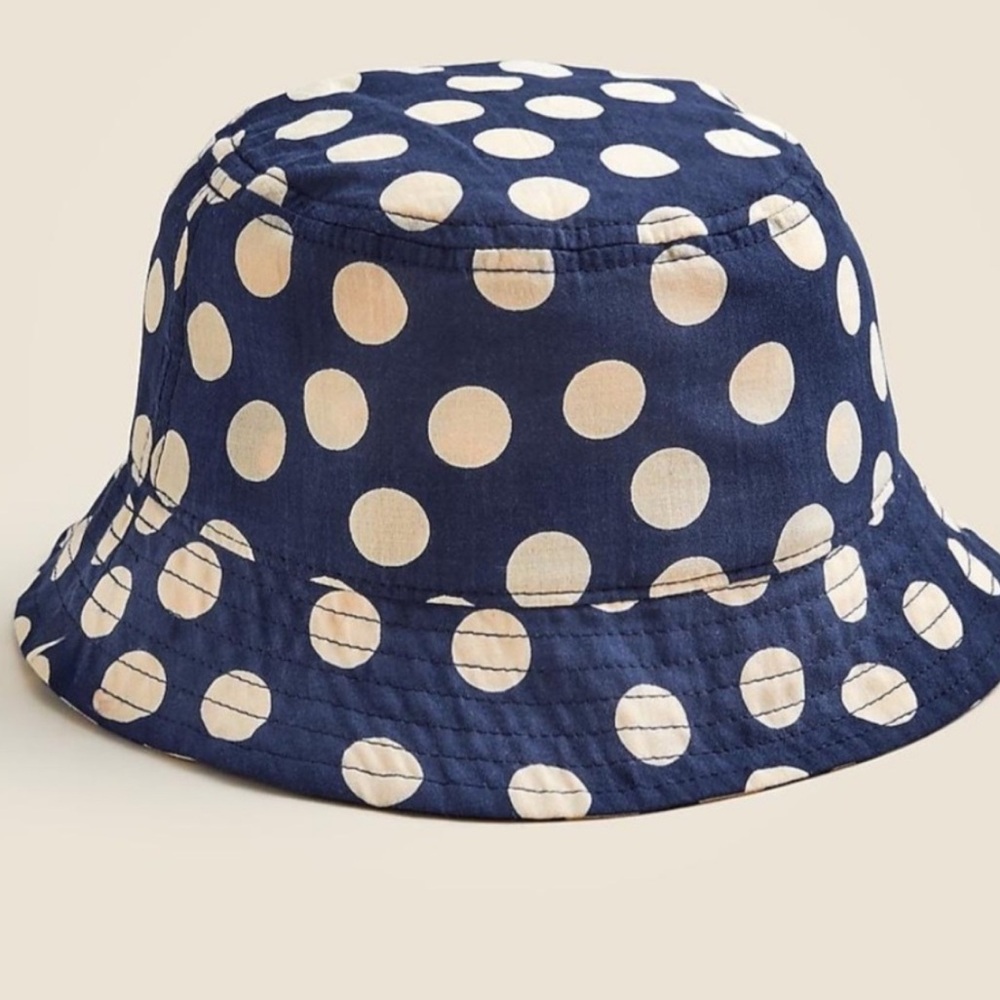 J. Crew Dot Bucket Hat